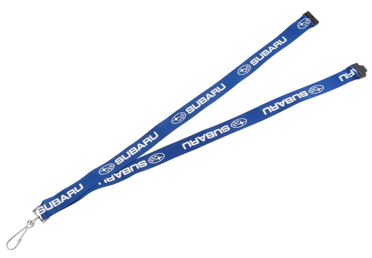 スバル SUBARU ロゴ ランヤード ネックストラップ ブルー