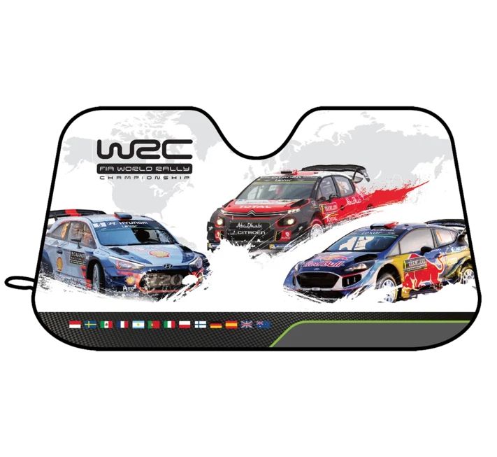 WRC オフィシャル 車用 日よけ サンシェード フロントガラス 用