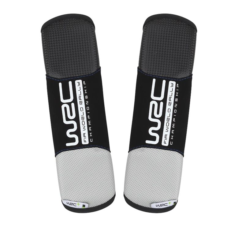 WRC オフィシャル ロゴ シートベルトパッド シートベルトカバー ブラック Type-2