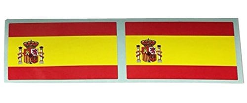 スペイン 国旗 ステッカー 2枚セット