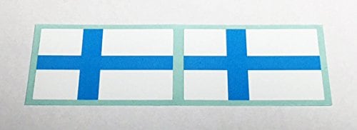 フィンランド 国旗 ステッカー 2枚セット