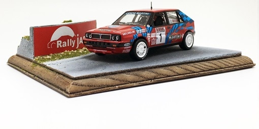 リアルプロダクト 1/43スケール ジオラマ WRC ラリージャパン D78B 