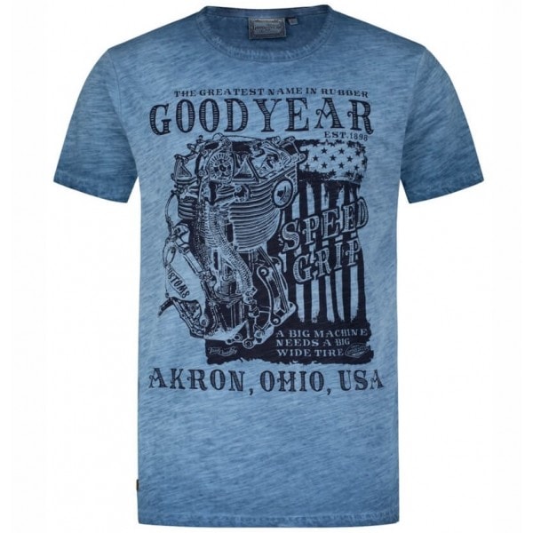 グッドイヤー GOODYEAR Tシャツ サンダウンブルー