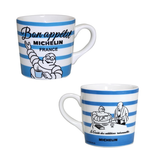 ミシュラン マグカップ STRIPE ブルー