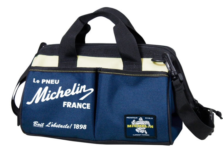 MICHELIN ミシュラン ツールバッグ ネイビー アイボリー
