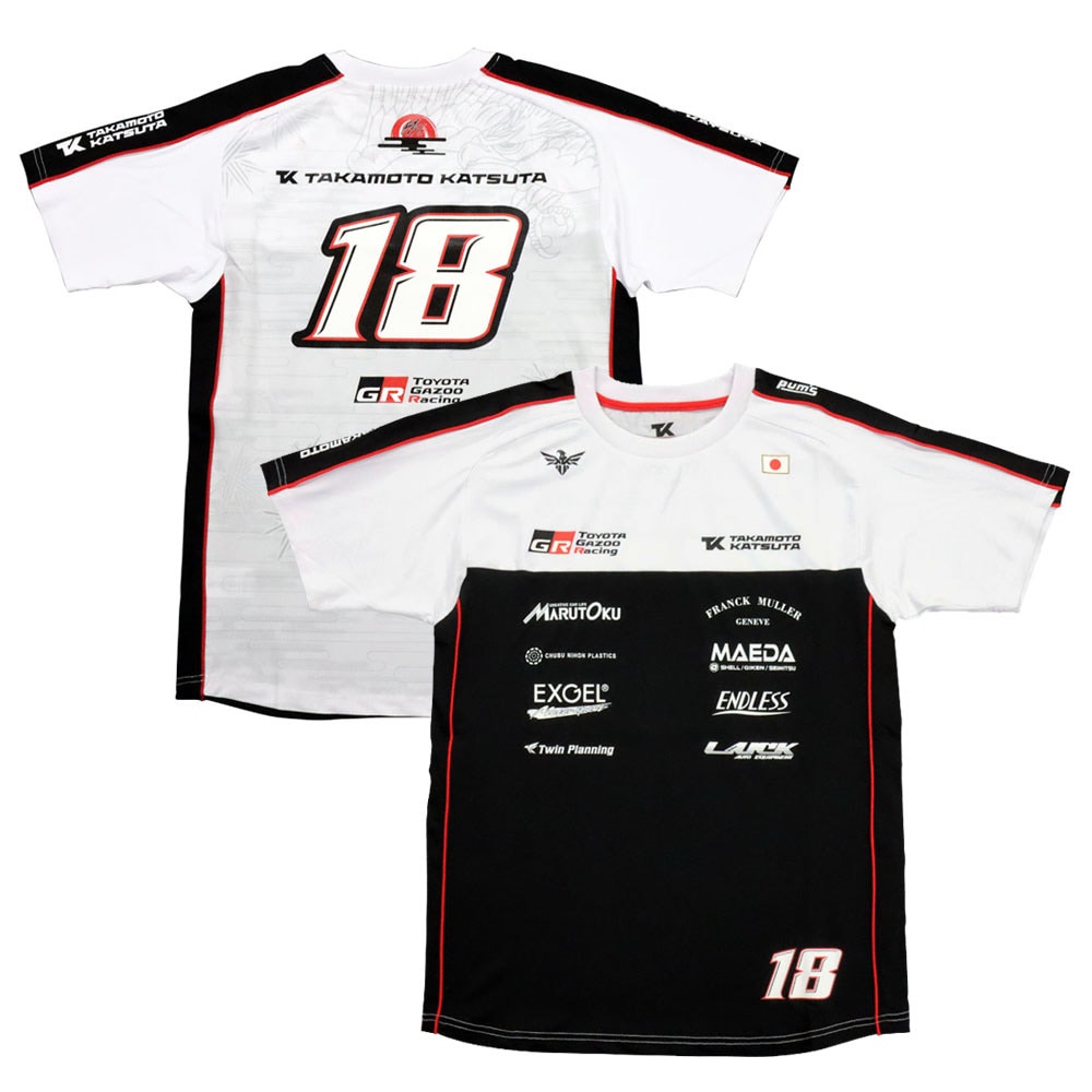 2024 TOYOTA GAZOO Racing WRC 勝田 貴元 TK ファン Tシャツ