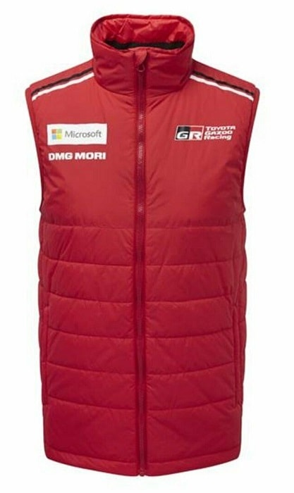 TOYOTA GAZOO Racing WRC チーム ジレ ベスト レッド