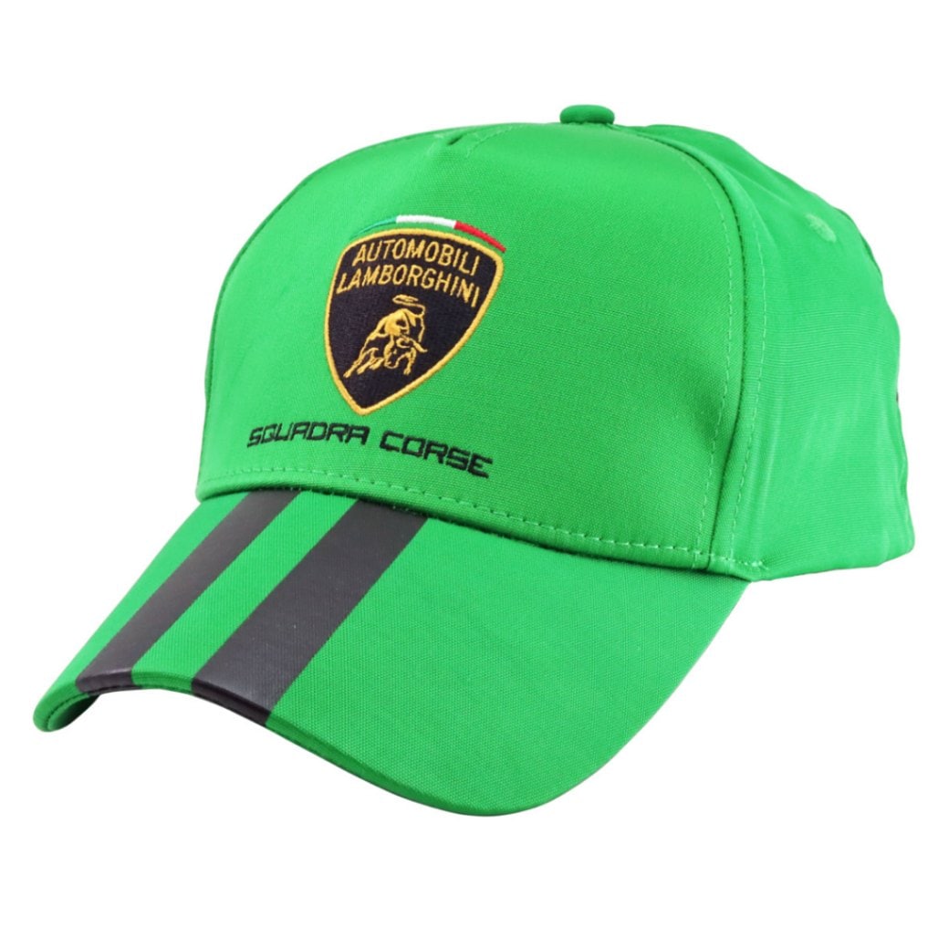 ランボルギーニ SC23 ベースボール キャップ グリーン ブラックライン