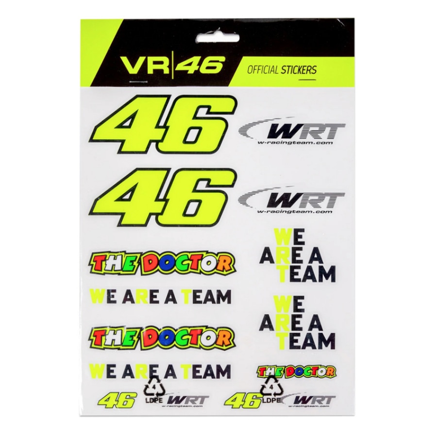 2024 バレンティーノ ロッシ VR46 WRT ステッカーセット