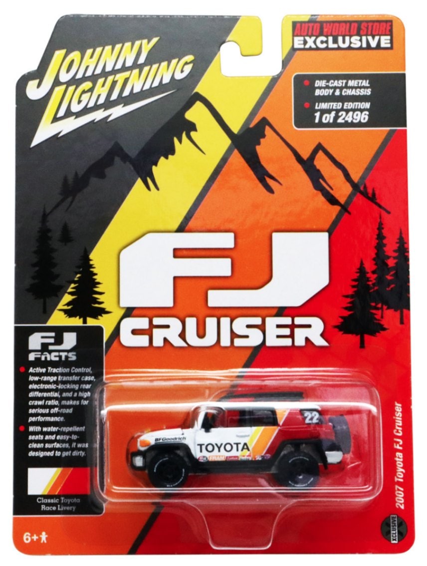 ジョニーライトニング 1/64 2007 トヨタ FJ クルーザー クラシック トヨタ レース リバリー