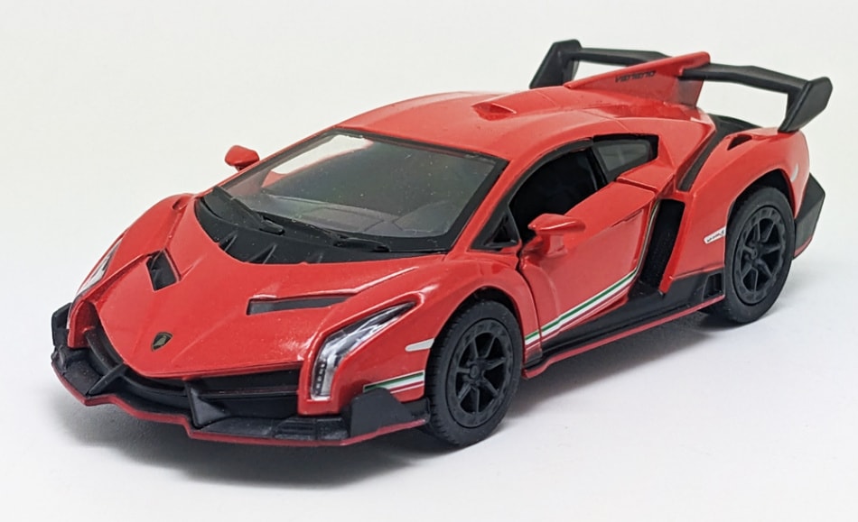 Kinsmart 1/36 ランボルギーニ ヴェネーノ プルバックカー オレンジ