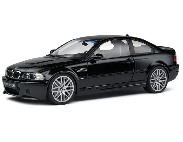 ソリド 1/18 BMW 3シリーズ M3 CSL (E46) 2003年 ブラック