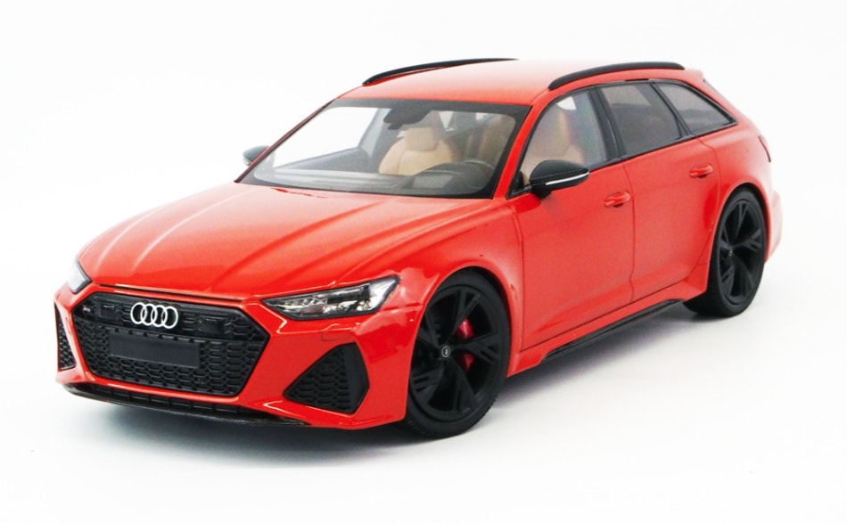 ミニチャンプス 1/18 Audi アウディ RS 6 アバント 2019年 メタリックオレンジ