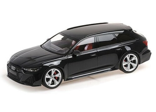 ミニチャンプス 1/18 アウディ RS 6 アバント 2019 ブラックメタリック