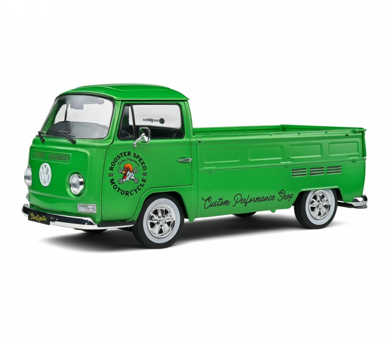 ソリド 1/18 フォルクスワーゲン VW T2 モデルカー ピックアップ カスタム / グリーン