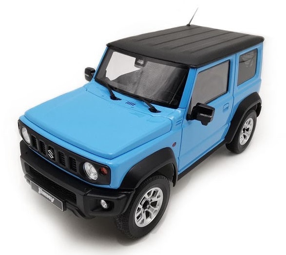 LCD MODEL 1/18 スズキ ジムニー ブリスク ブルー メタリック