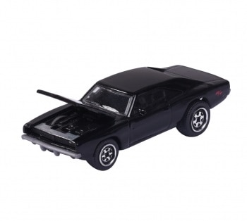 マジョレット 1/64 ヴィンテージ ダッジ チャージャー R/T ブラック コレクターズカード付