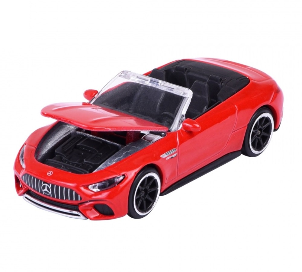 マジョレット 1/64 メルセデス AMG SL レッド コレクターズカード付