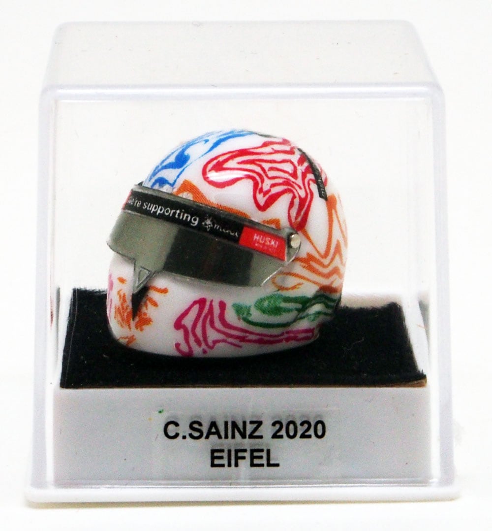 JF Creations 1/12スケール ヘルメット カルロス サインツ マクラーレン F1チーム 2020年 アイフェルGP仕様