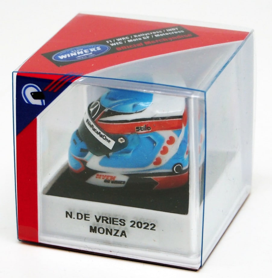 JF Creations 1/12スケール ヘルメット ニック デ フリース スクーデリア アルファタウリ 2022年 モンツァ仕様