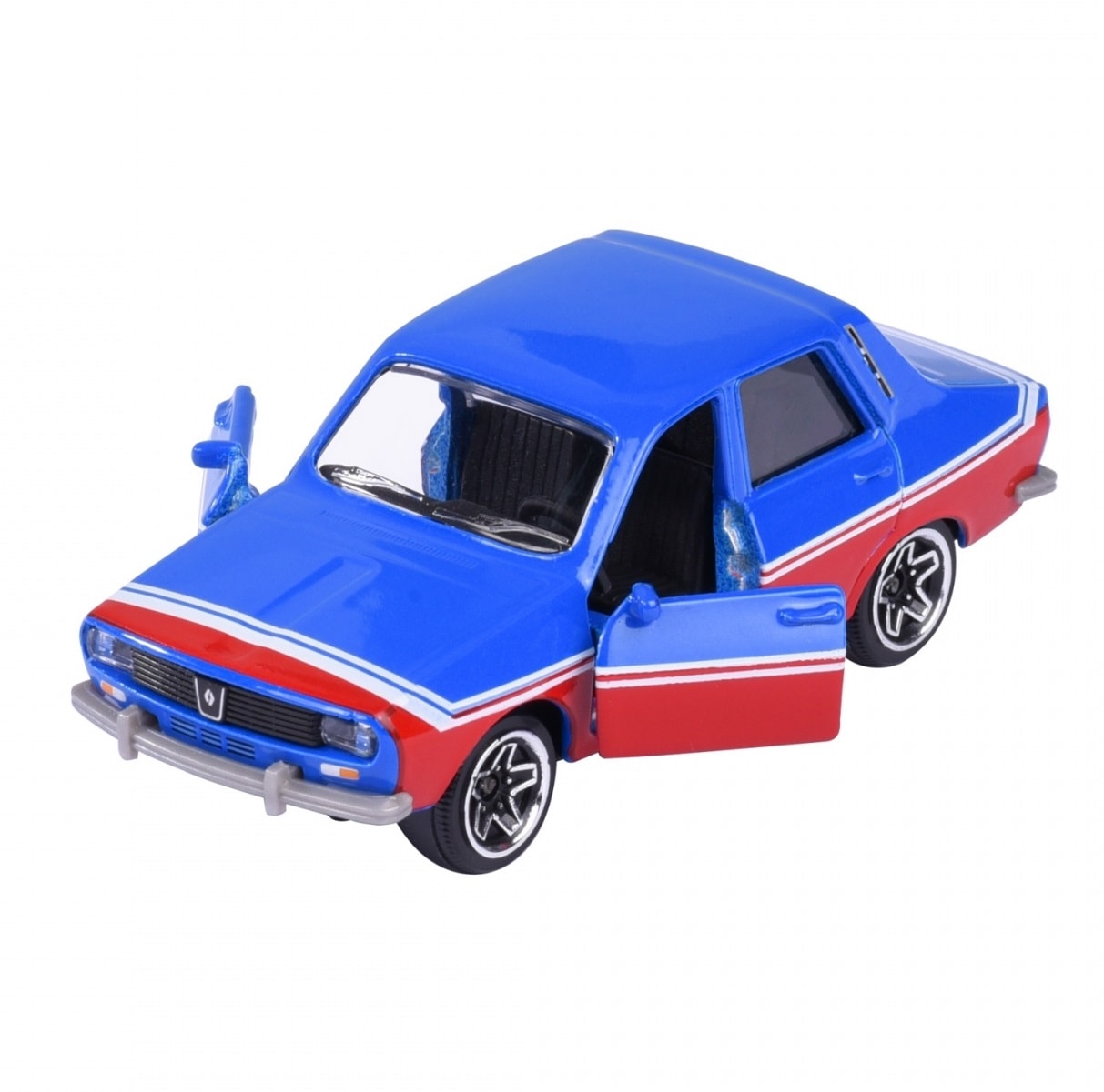 マジョレット 1/64 ルノー レーシング Renault 12 ブルー コレクターズカード付
