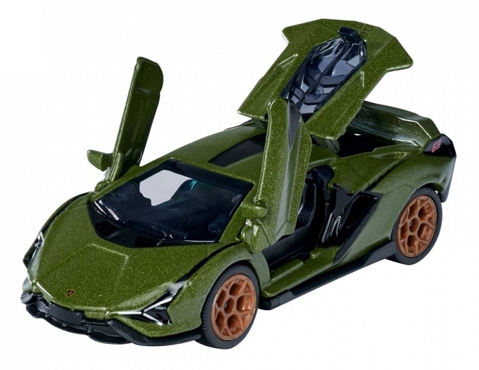 マジョレット 1/64 Deluxe Cars ランボルギーニ シアン グリーン ボックス付