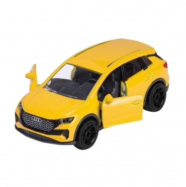 マジョレット 1/64 プレミアム カーズ アウディ Audi Q4 e-tron イエロー コレクターズカード付
