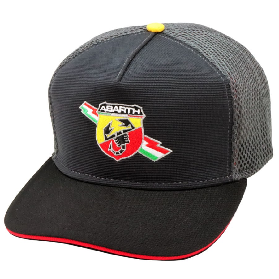 アバルト Abarth Corse フラット ブリム キャップ グレー
