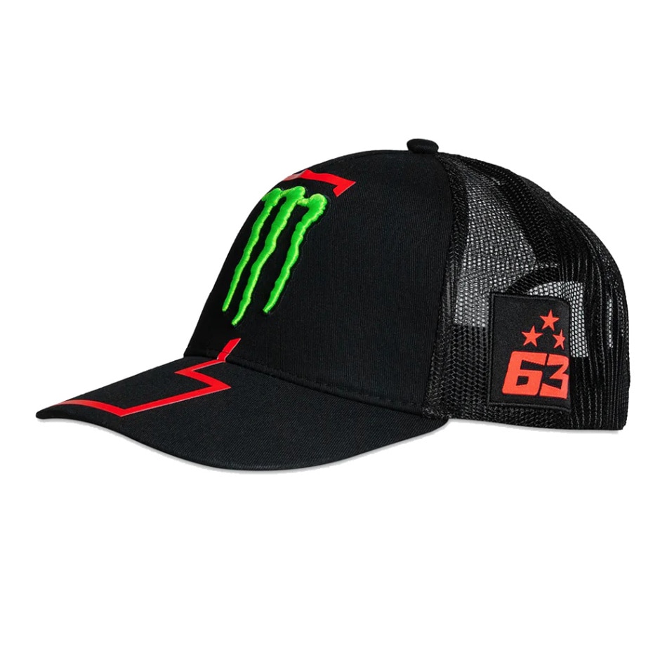 2024 ドゥカティ コルセ DUCATI #1 フランチェスコ バニャイア モンスターエナジー トラッカー ベースボール キャップ