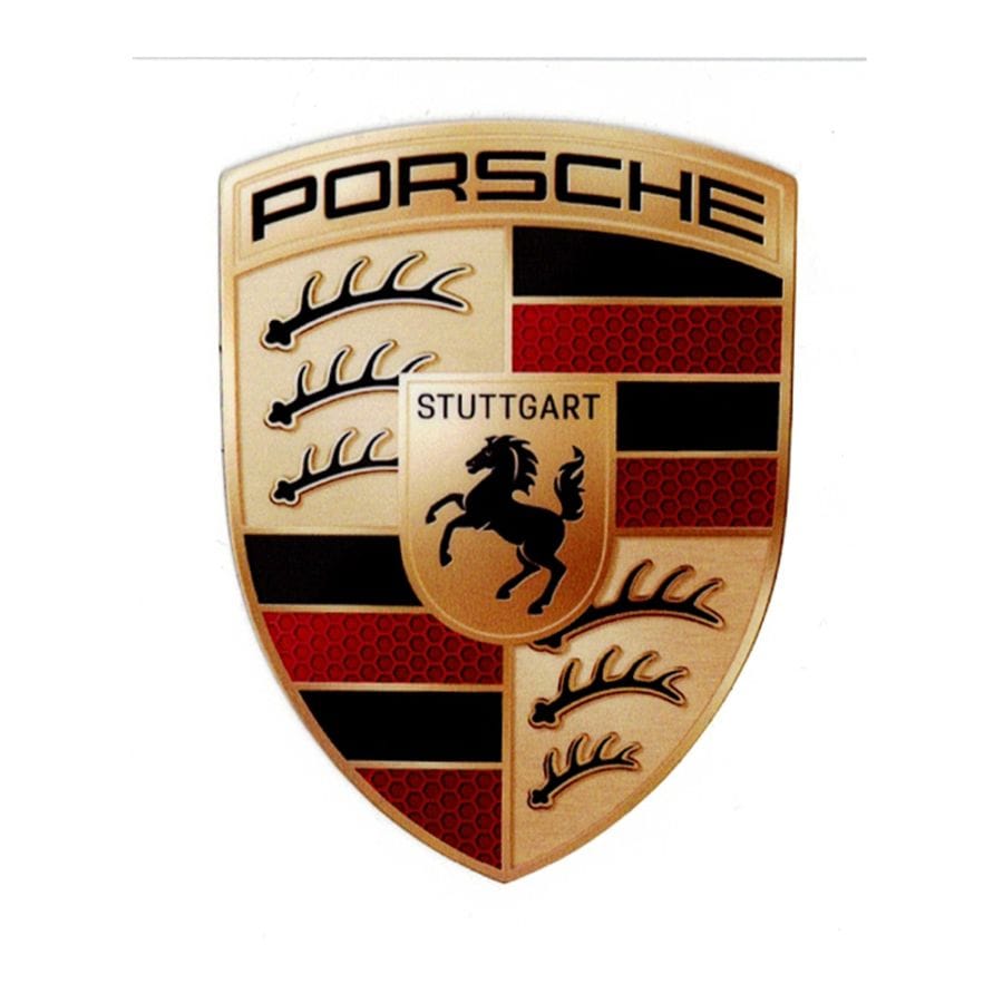 ポルシェデザイン クレストエンブレムステッカー