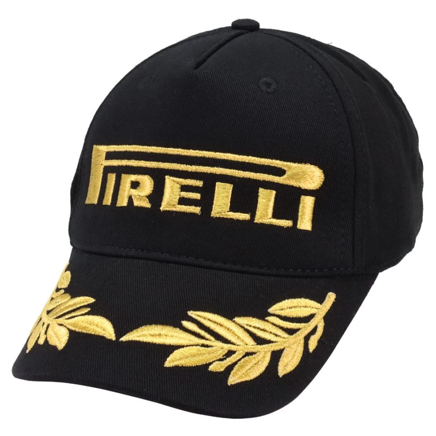 ピレリ Pirelli スペシャル エディション 1st ポディウム キャップ ゴールド刺繍