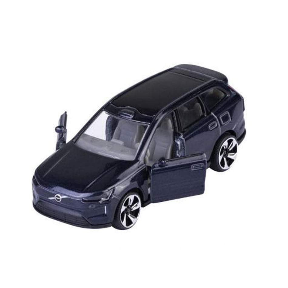マジョレット 1/64 ボルボ EX90 ミニカー ダークブルー コレクターズカード付