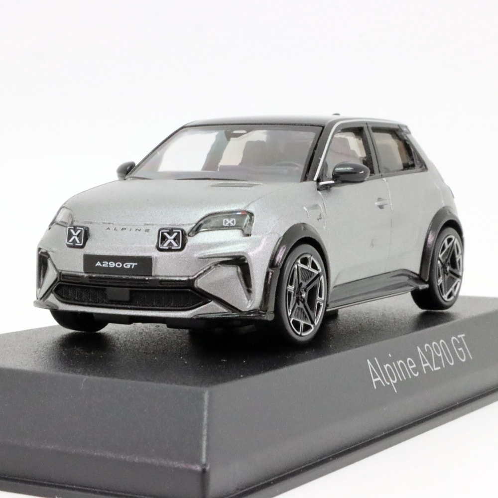 Norev 1/43 アルピーヌ Alpine A290 GT 2025年 マット トルネード グレー ＆ ブラック