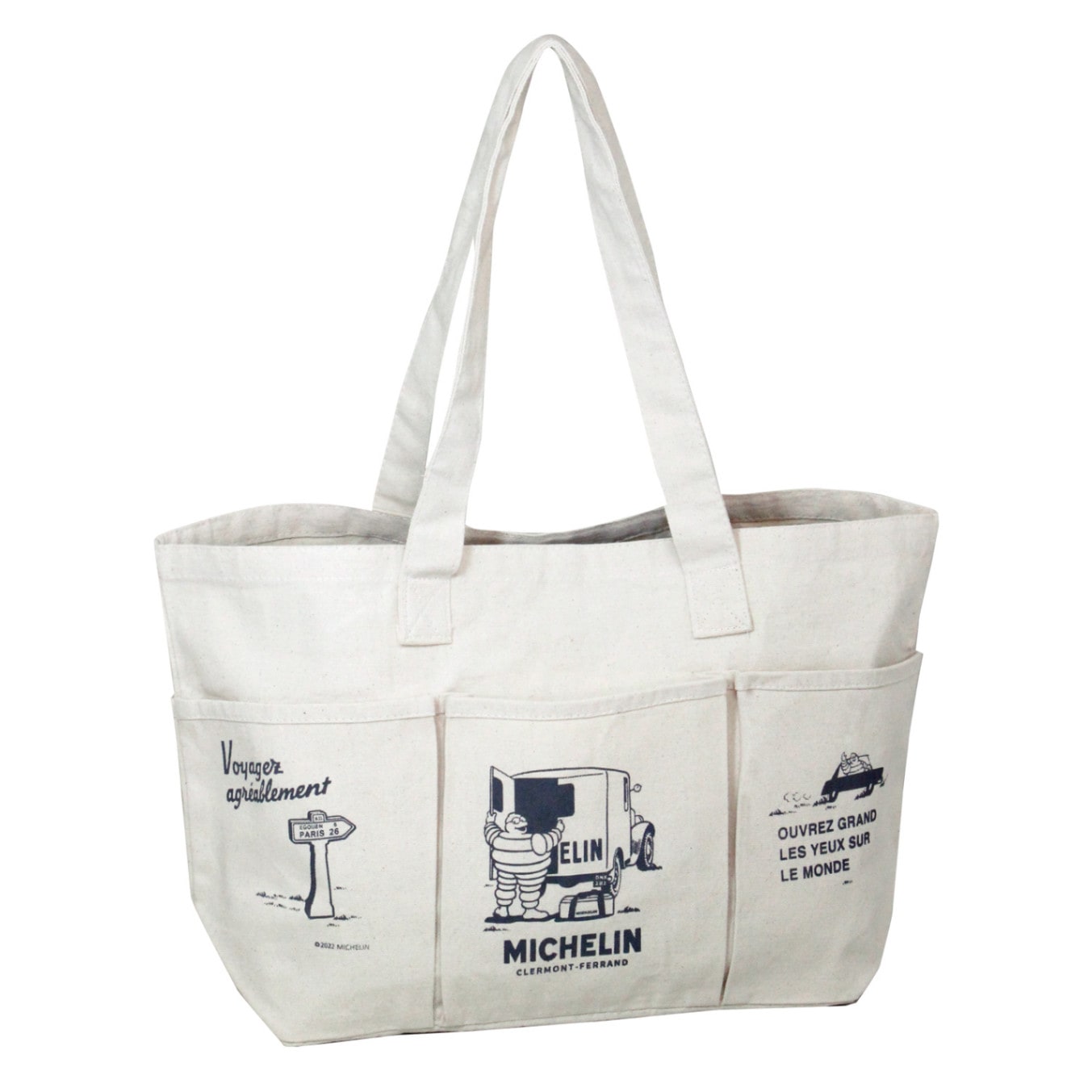 ミシュラン ポケット トートバッグ オフホワイト Van