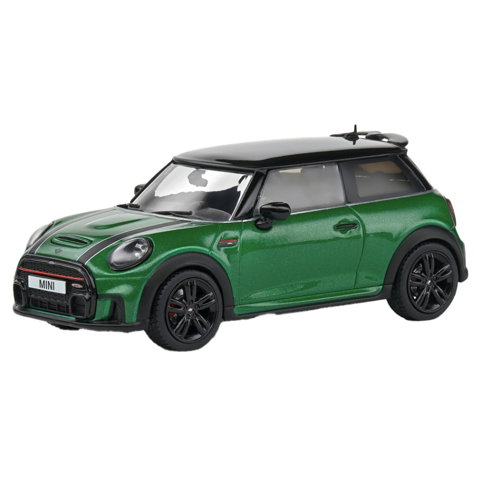 Solido 1/43 ミニ クーパー ジョン クーパー ワークス 2023年 モデルカー ブリティッシュ レーシング グリーン