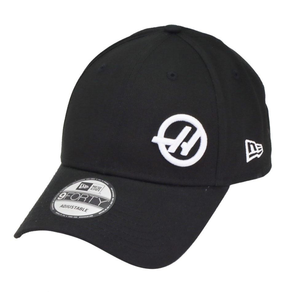 2025 マネーグラム ハース F1 チーム NewEra 9FORTY ホワイトロゴ フローレス ベースボール キャップ