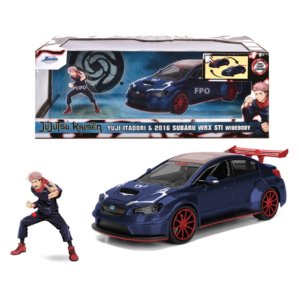 Jada 1/24 スバル SUBARU WRX STI 2016年仕様 呪術廻戦コラボ 虎杖悠仁フィギュア付き