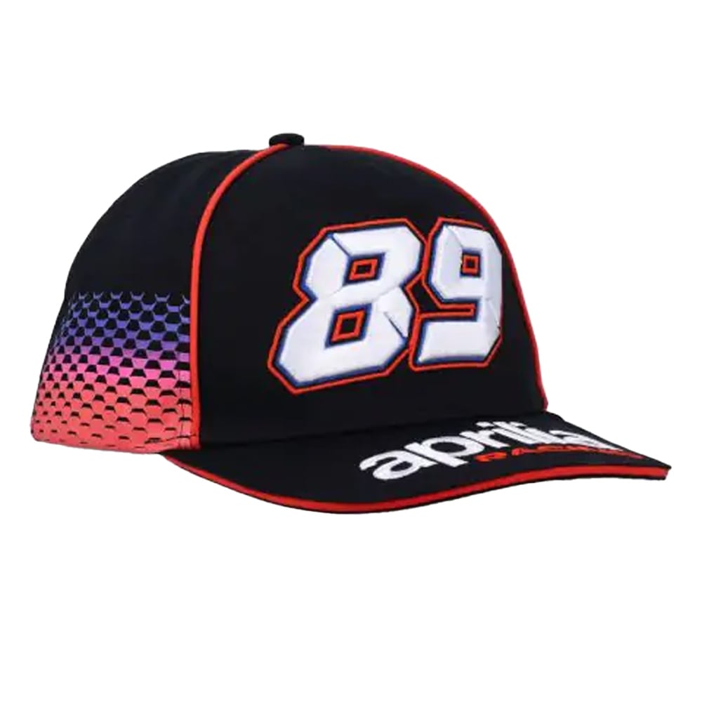 2025 アプリリア レーシング ホルヘ マルティン グラデーション デュアル ミッドバイザー キャップ