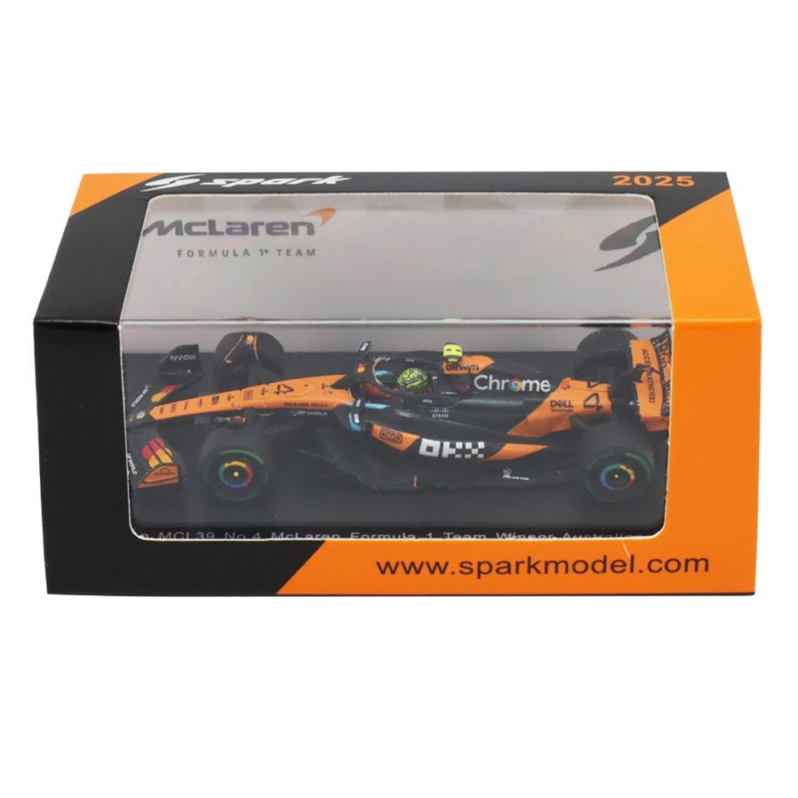 スパーク 1/64 マクラーレン MCL39 2025年 オーストラリアGP ウィナー ランド ノリス