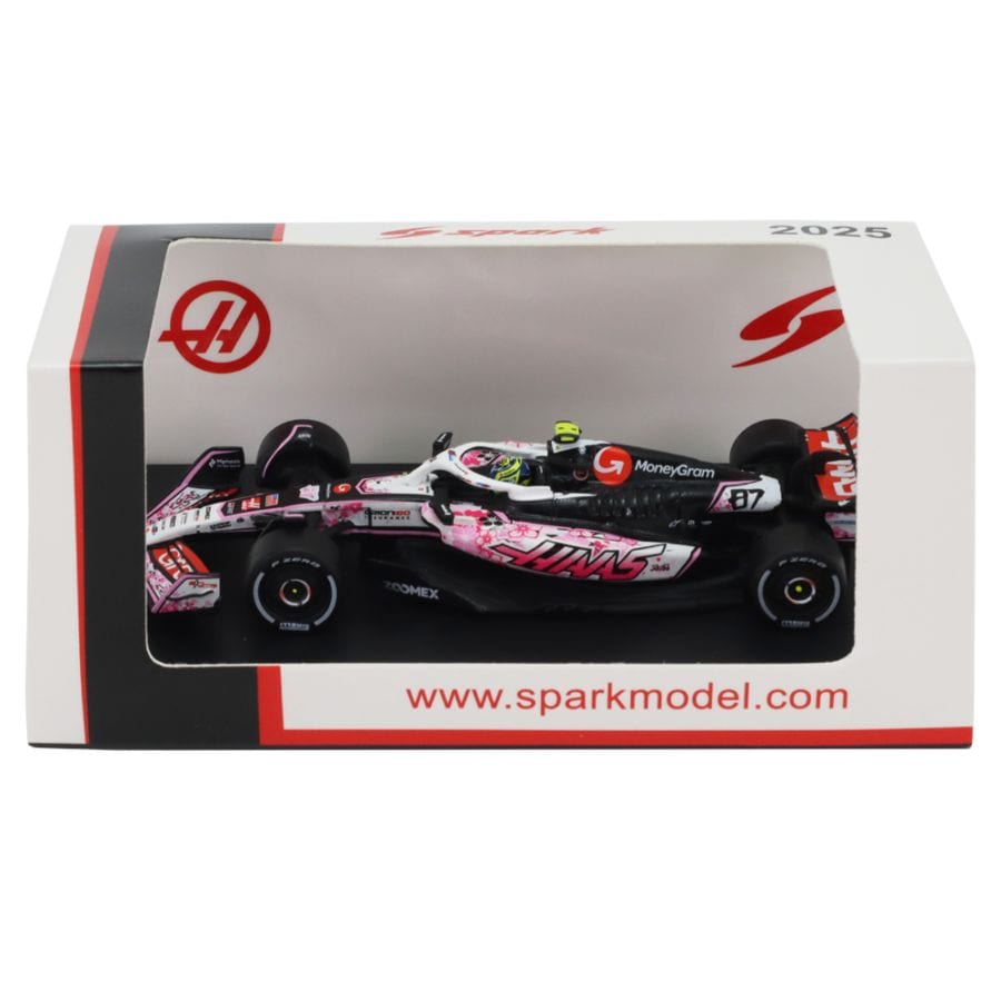 スパーク 1/64 マネーグラム ハース F1チーム VF-25 #87 オリバー ベアマン 2025年 日本GP
