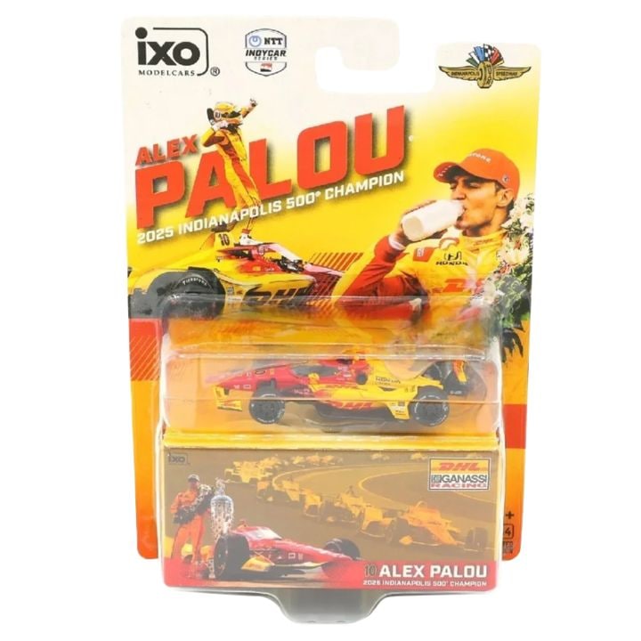 イクソ 1/64 2025 チップ ガナッシ レーシング DHL #10 アレックス パロウ インディカー / インディ500 優勝仕様