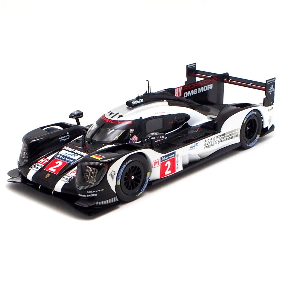 イクソ 1/18 ポルシェ チーム 919ハイブリッド #2 2016年 ル・マン24時間 ウィナー マルク・リープ / ロマン・デュマ / ニール・ジャニ