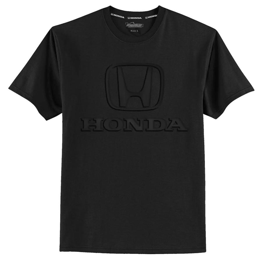 US限定 HONDA ホンダ ステルス エンボス ロゴ Tシャツ ブラック
