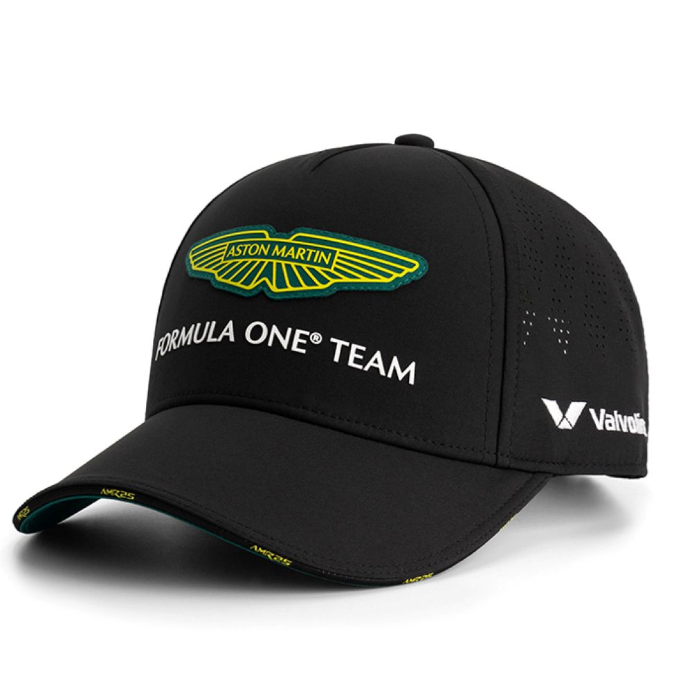2025 アストンマーティン アラムコ F1 チーム キャップ ブラック