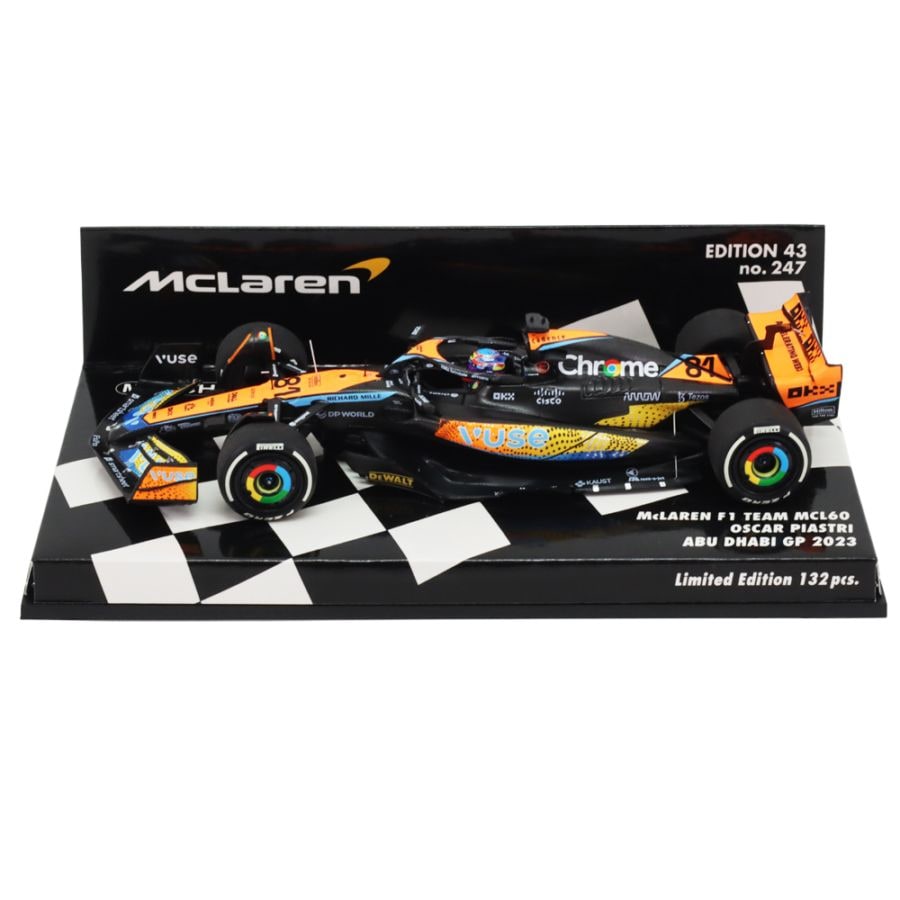 minichamps 1/43 マクラーレンF1、箱付き ミニチャンプス 1/43 マクラーレン MCL60 No.4 マクラーレンF1