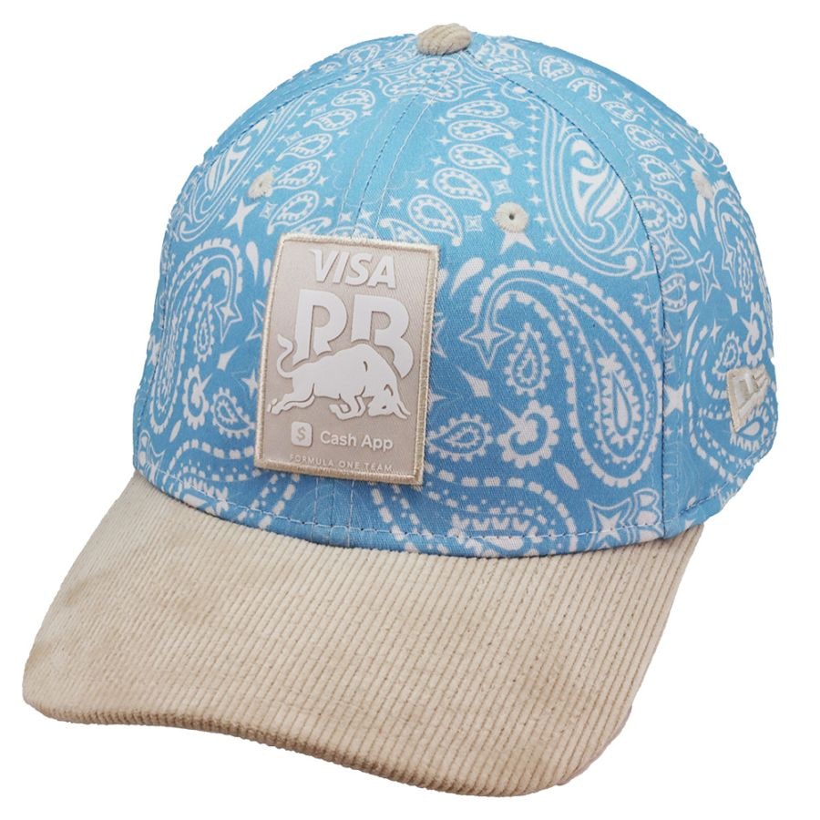 VISA CASH APP RB F1 チーム ペイズリー パステル ブルー NewEra 9SEVENTY キャップ