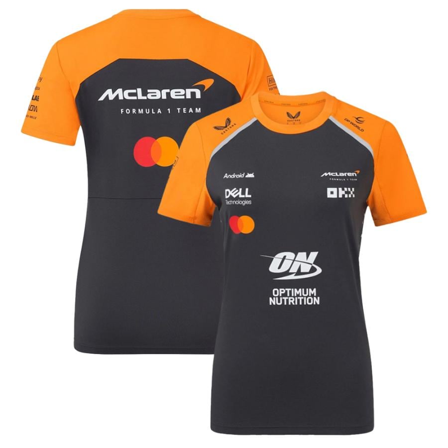 レディース 2025 マクラーレン F1 チーム Tシャツ グレー