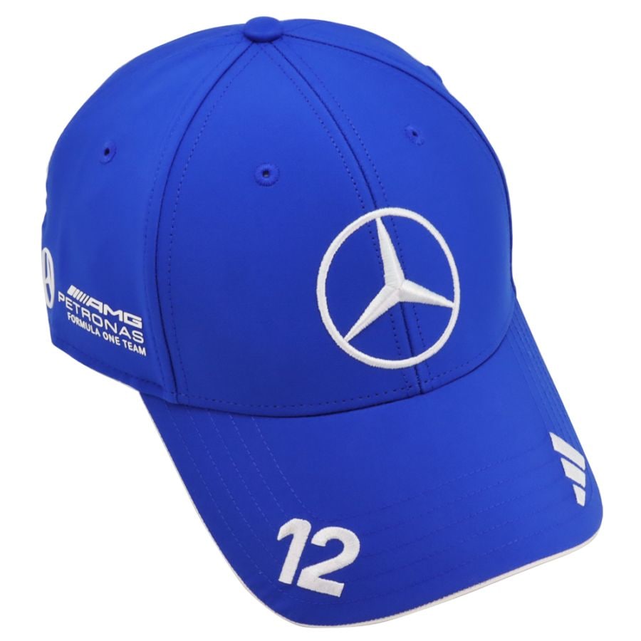 2025 メルセデス AMG ペトロナス F1チーム キミ アントネッリ ベースボール キャップ ブルー