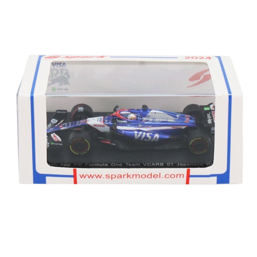 スパーク 1/64 ビザ キャッシュアップ RB VCARB01 #3 ダニエル リカルド 2024年 日本GP