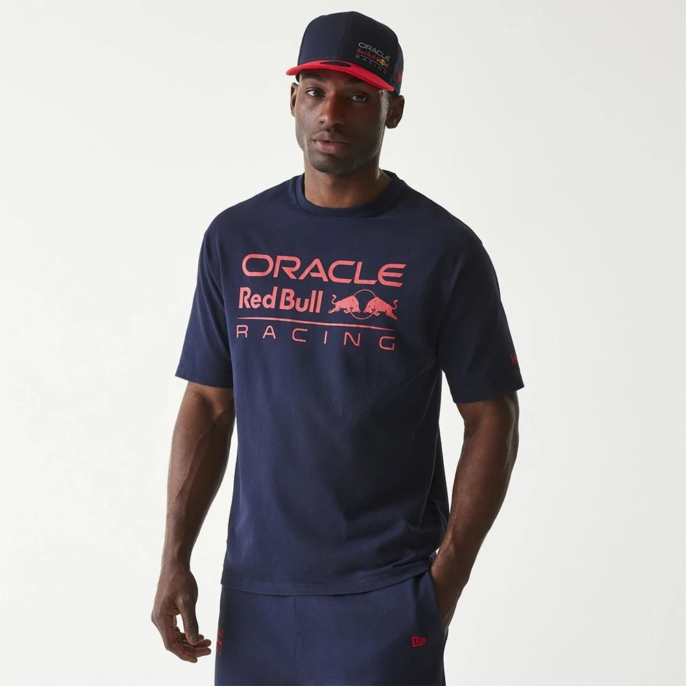 半袖Tシャツ★ニューエラ★オラクルレッドブルレーシング BLACK 2025 オラクル レッドブル レーシング NewEra オーバーサイズ T